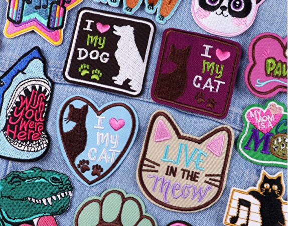jedná se o: i love my cat v modrém srdíčku